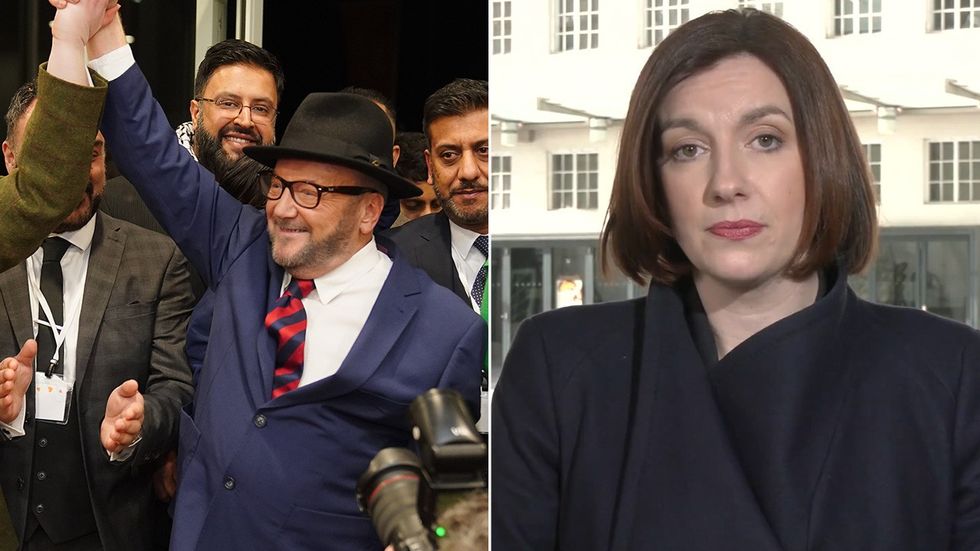 George Galloway and Bridget Phillipson