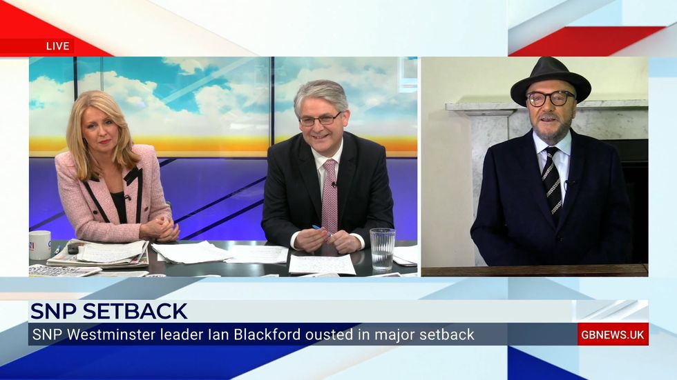 George Galloway joined Esther McVey and Philip Davies on GB News