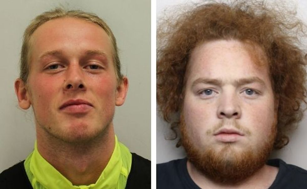George Goddard, left, and Jo Jobson, right