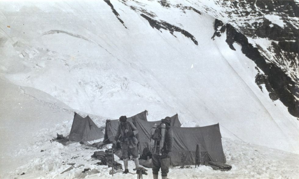George Mallory and Andrew \u2018Sandy' Irvine photographed in the expedition