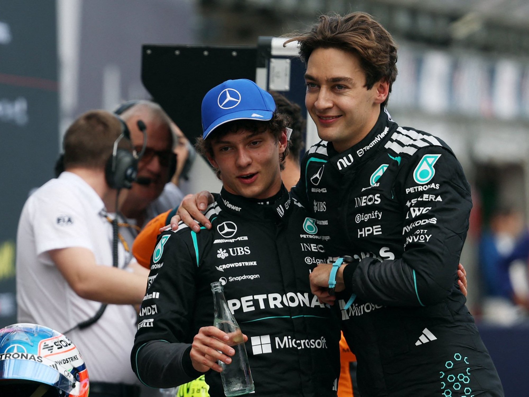 George Russell and Kimi Antonelli dominated the Australian qualifying