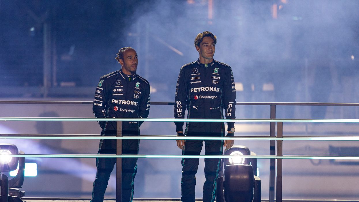 George Russell Lewis Hamilton