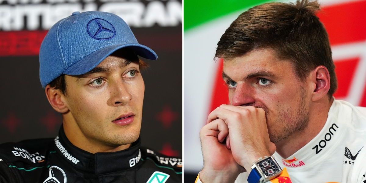 George Russell makes position on Max Verstappen clear after Red Bull star threatens to quit F1 George Russell makes position on Max Verstappen clear after Red Bull star threatens to quit F1