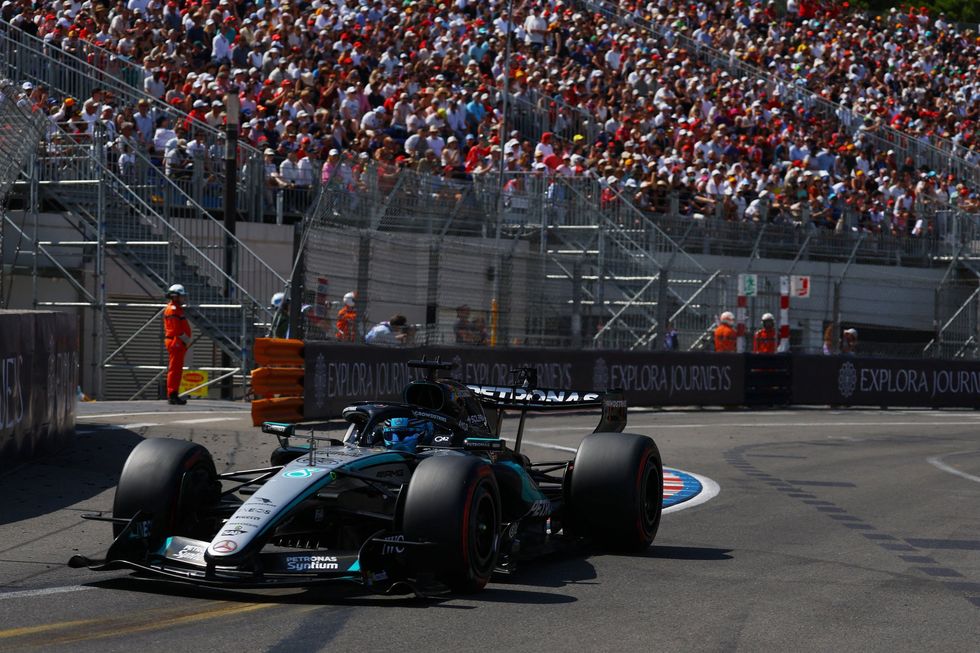 George Russell's title bid has taken a battering after finishing sixth in qualifying