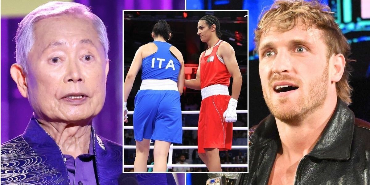 NextImg:George Takei, 87, sparks unlikely feud with Logan Paul as pair clash over Imane Khelif Olympics row: 'Hope she SUES!'
