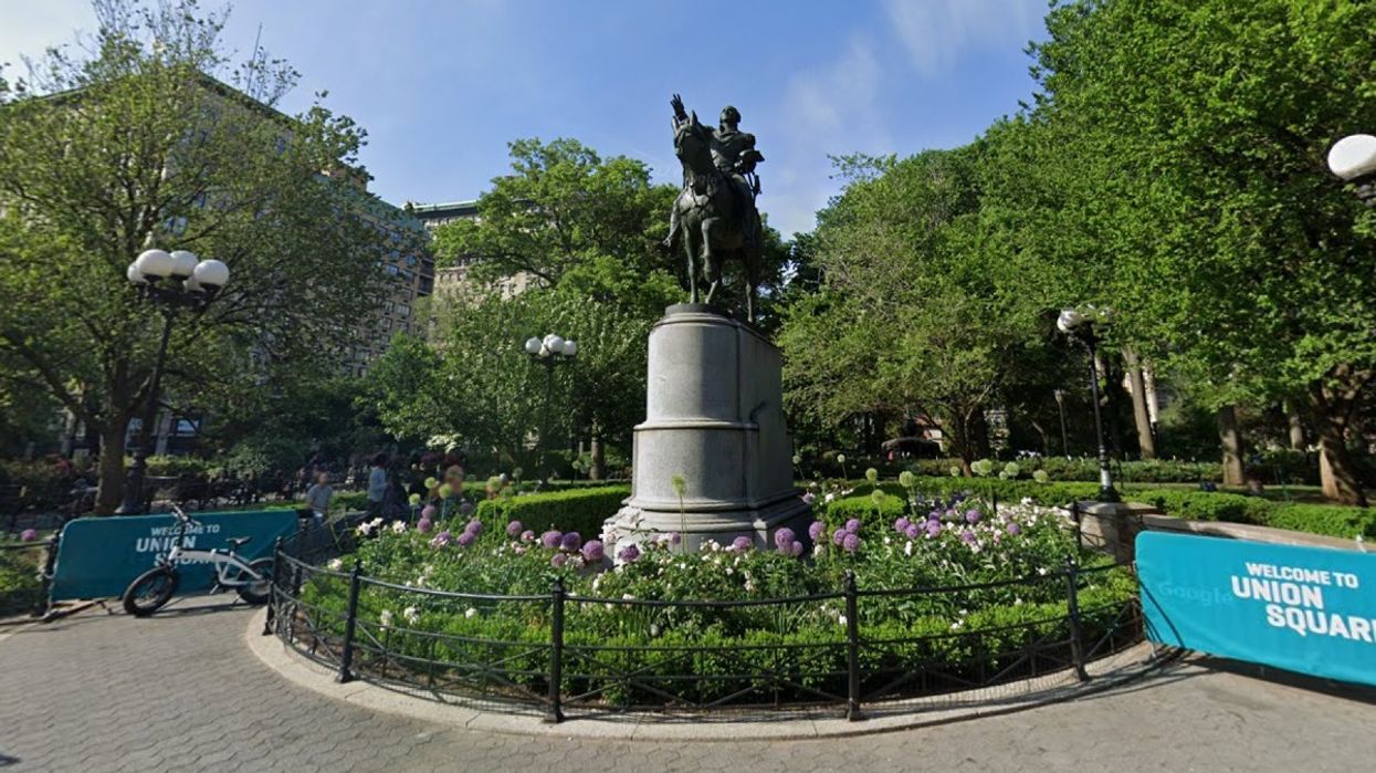George Washington statue in Union Square Park