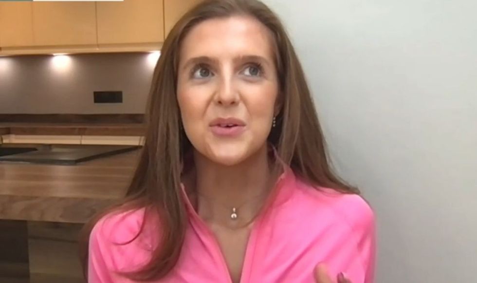 Georgia Ball was able to see the funny side