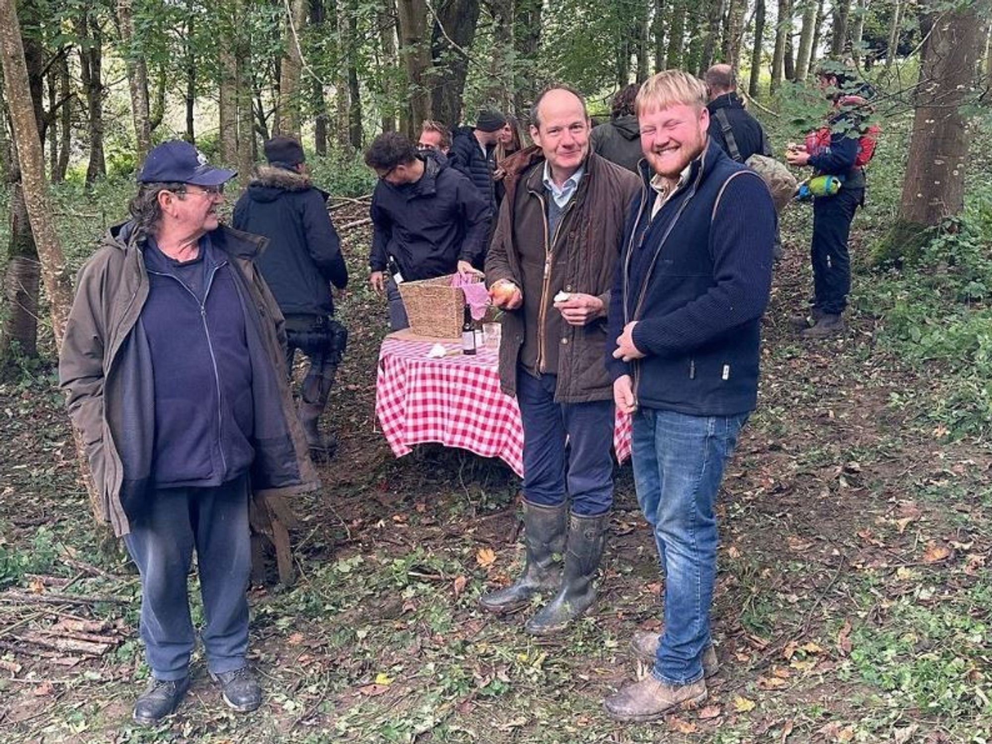 Gerald, Kaleb and 'Cheerful' Charlie