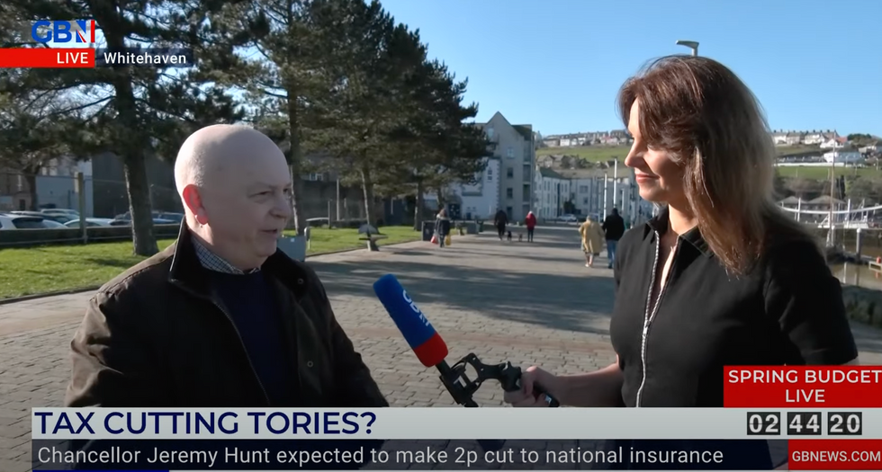Gerard joined Bev Turner on GB News