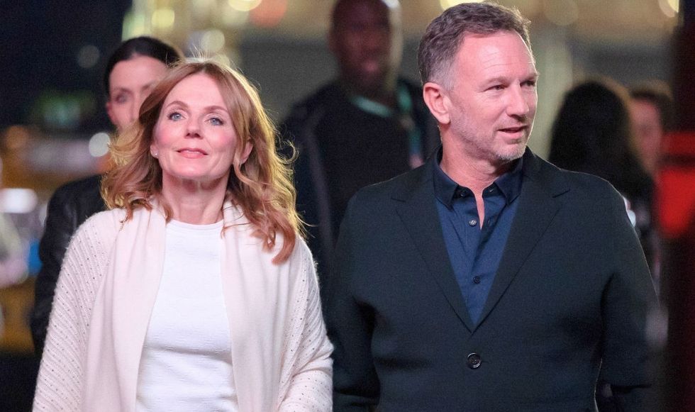 Geri Halliwell and Christian Horner