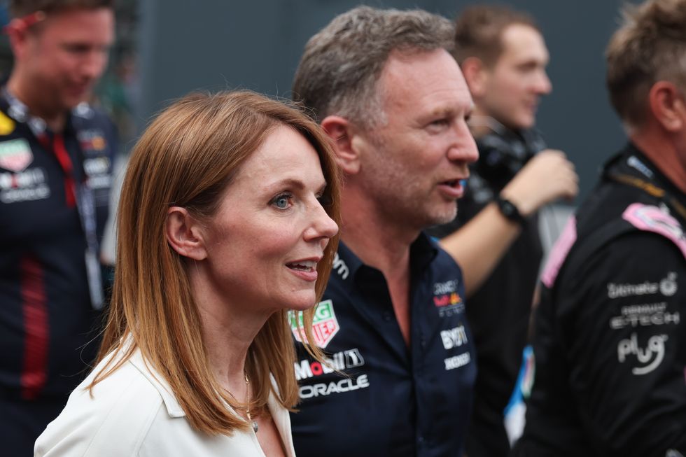 Geri Halliwell and Christian Horner