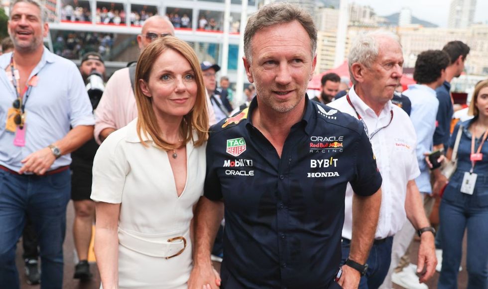 Geri Halliwell and Christian Horner