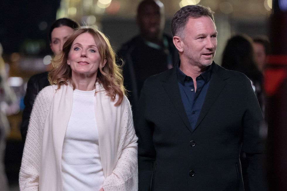 Geri Halliwell and Christian Horner