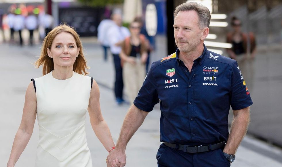 Geri Halliwell and Christian Horner