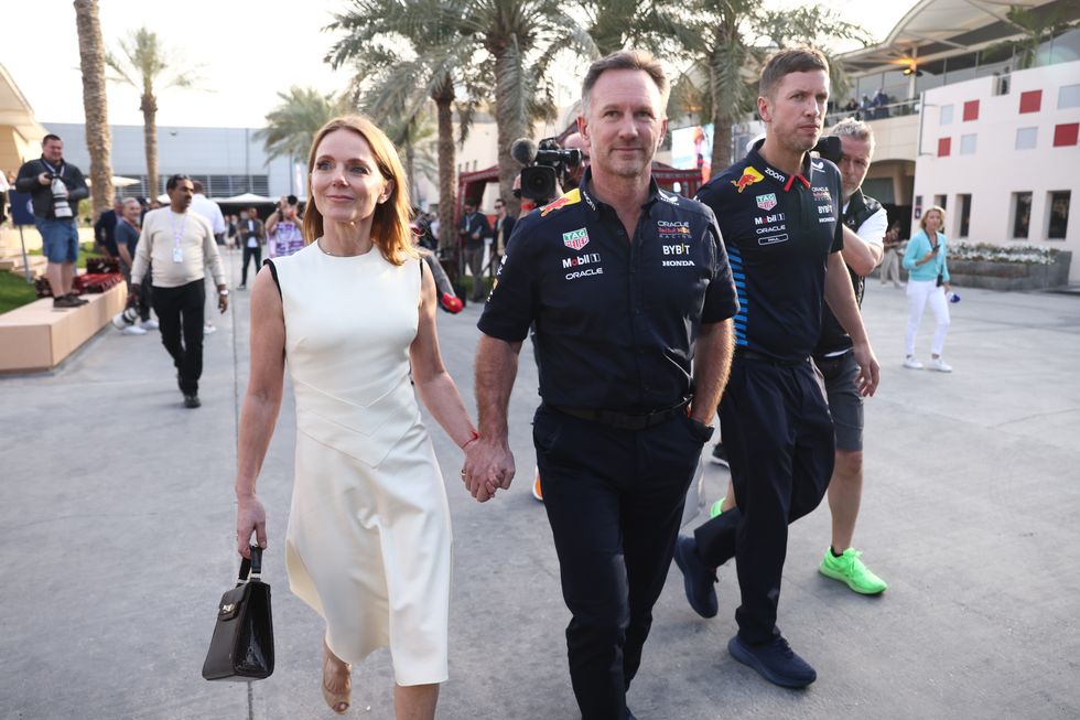 Geri Halliwell and Christian Horner