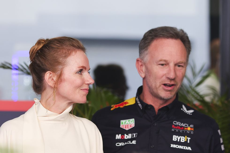 Geri Halliwell and Christian Horner