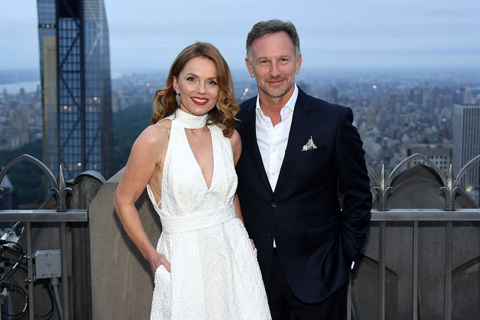 Geri Halliwell and Christian Horner