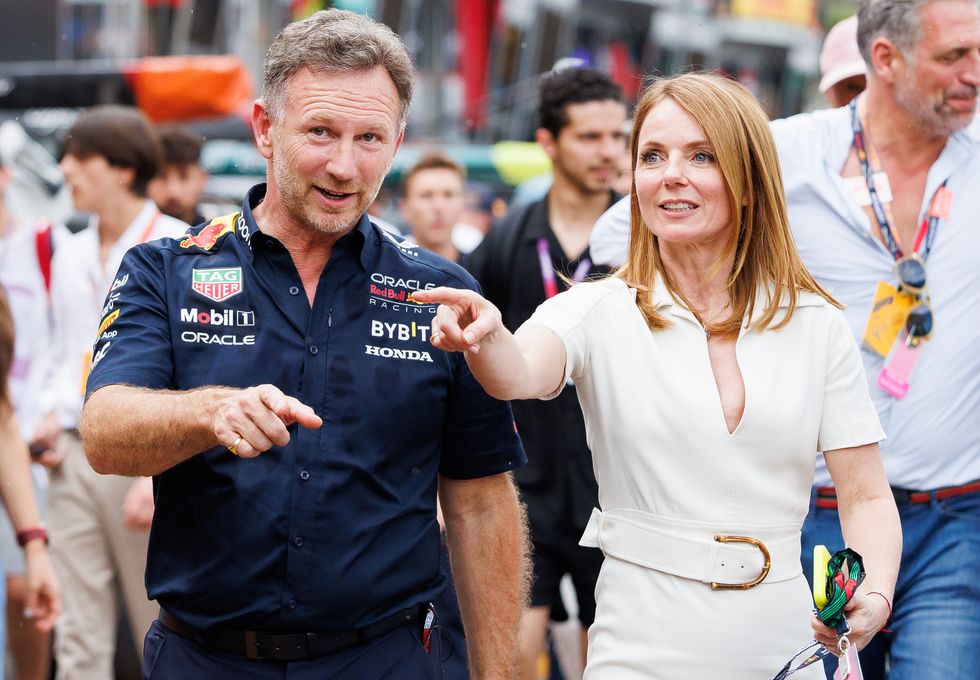 Geri Halliwell has flown to Bahrain