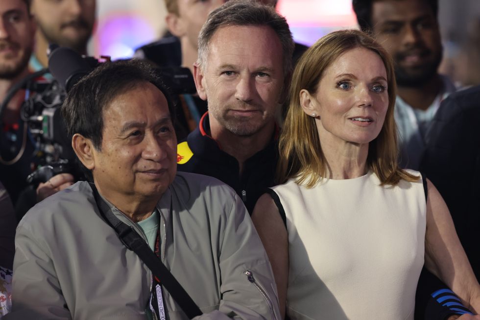 Geri Halliwell is yet to speak publicly on the accusations against her husband