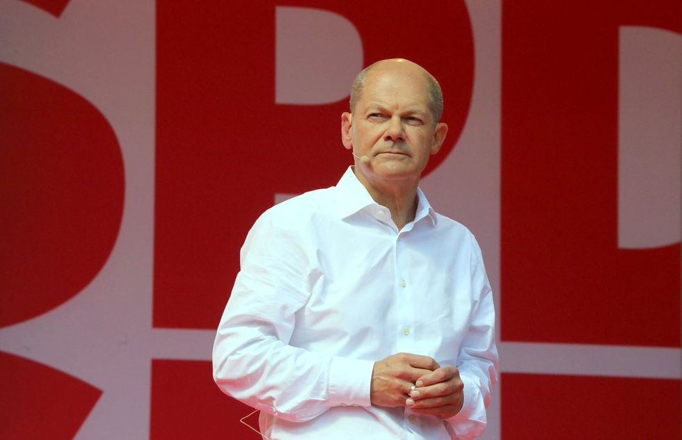 German Chancellor Olaf Scholz
