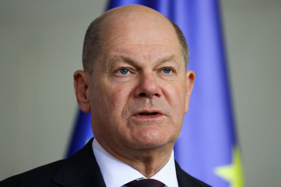 German Chancellor Olaf Scholz