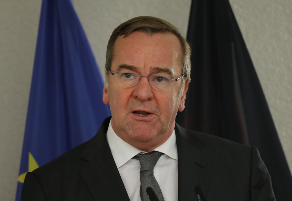 German defence minister Boris Pistorius