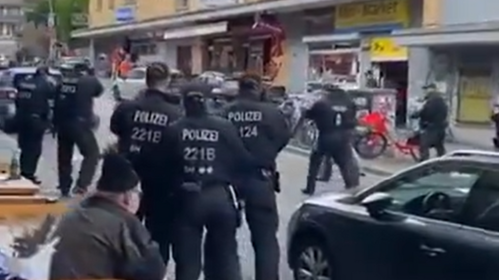German police in Hamburg