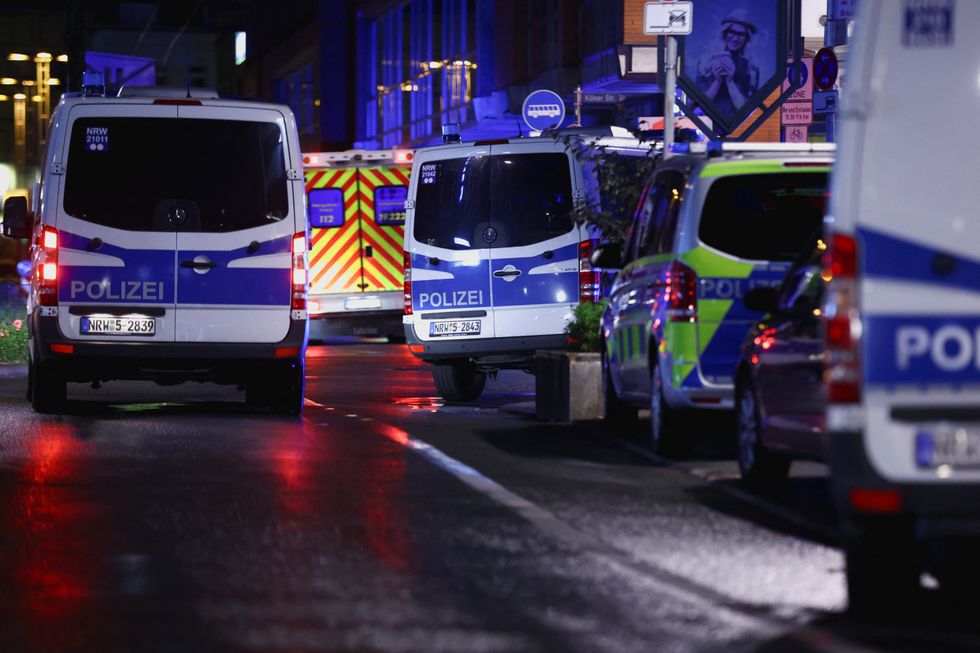 German police in Solingen