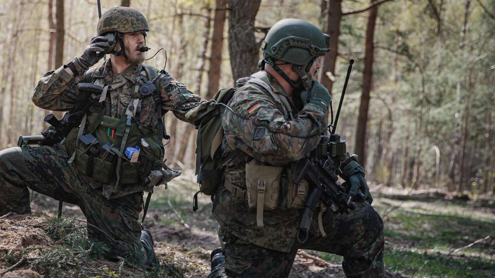 German soldiers in Lithuania
