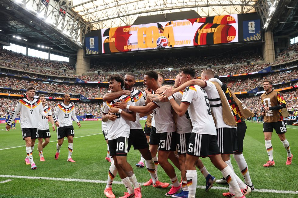 Germany ran out 7-1 winners in their opening World Cup match