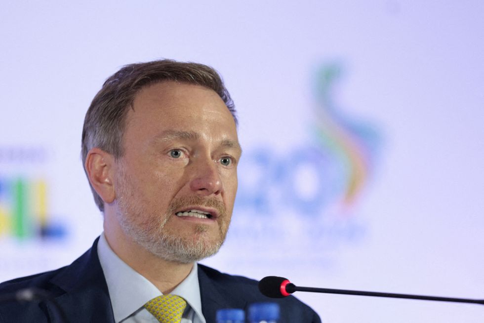 Germany's Minister of Finance Christian Lindner