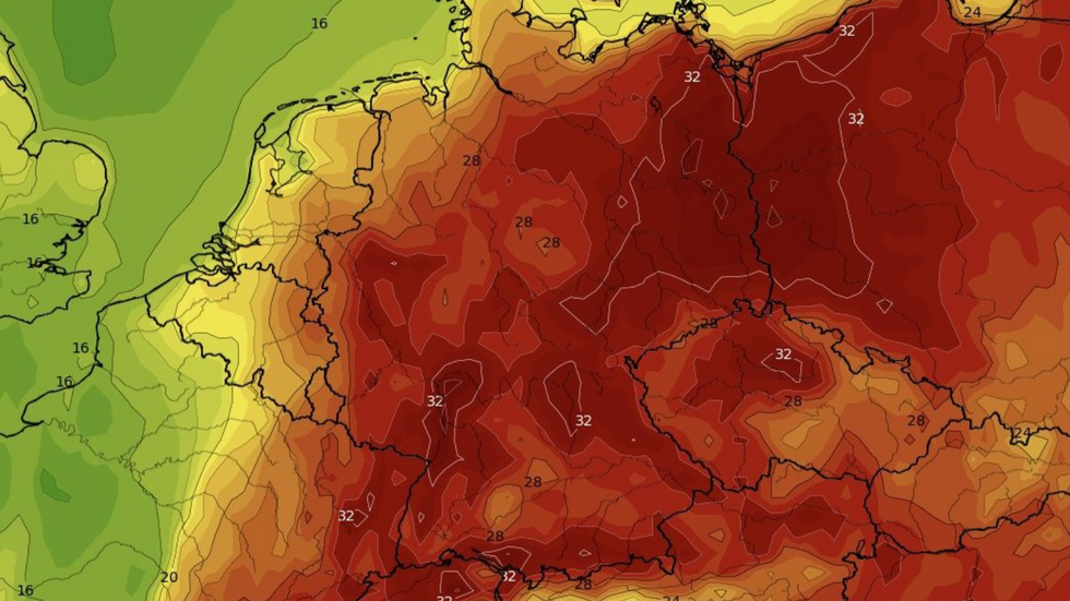 Germany weather map