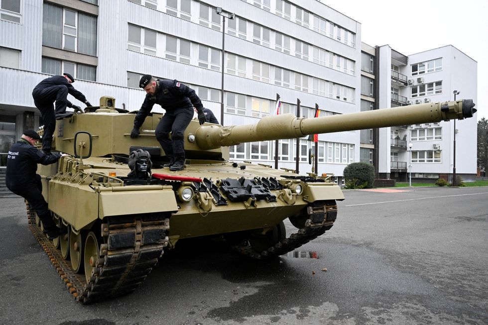 Germany were previously unclear on their stance on supplying tanks to Ukraine