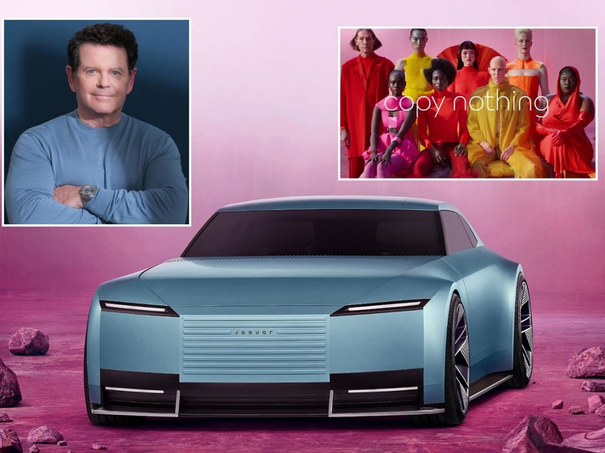 Gerry McGovern, the Jaguar Type 00 electric concept car and Jaguar's 'Copy Nothing' advert