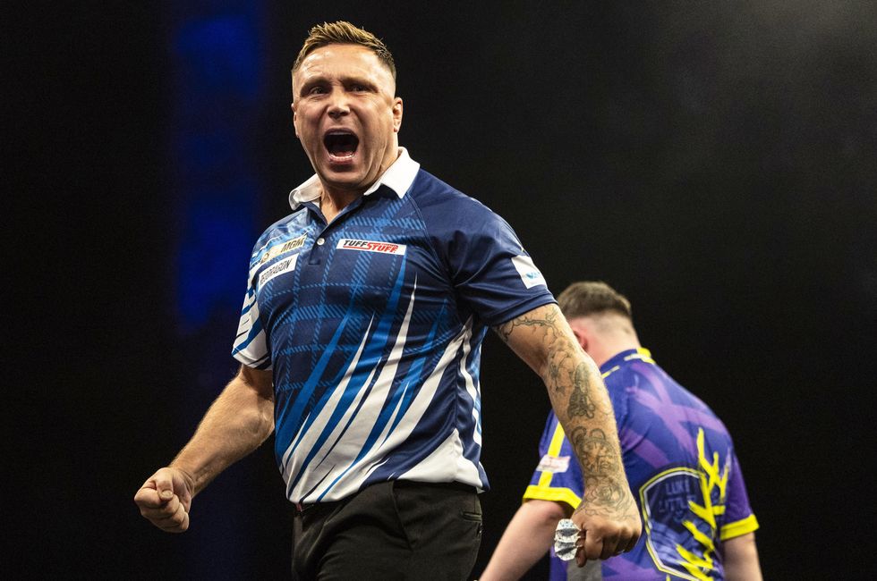 Gerwyn Price and Luke Littler