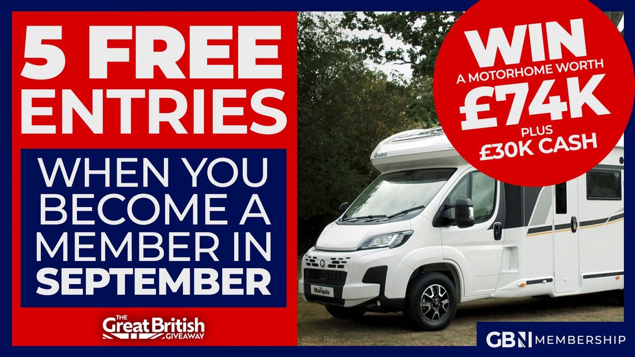 Get FIVE free entries into The Great British Giveaway when you become a GBN member