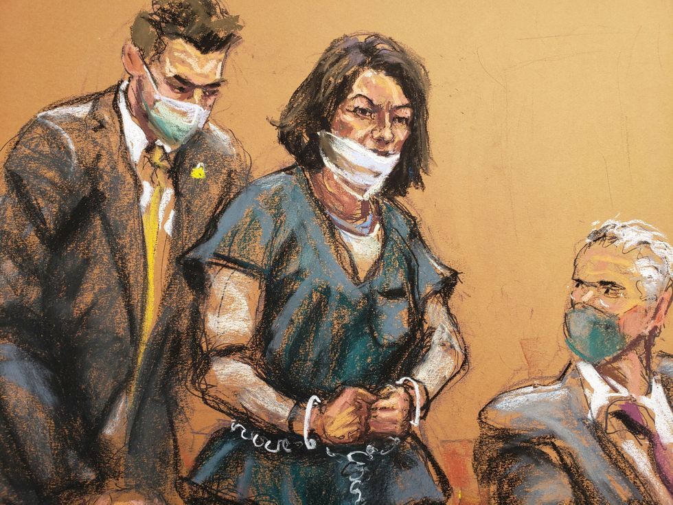 Ghislaine Maxwell attending a pre-trial hearing ahead of jury selection in New York