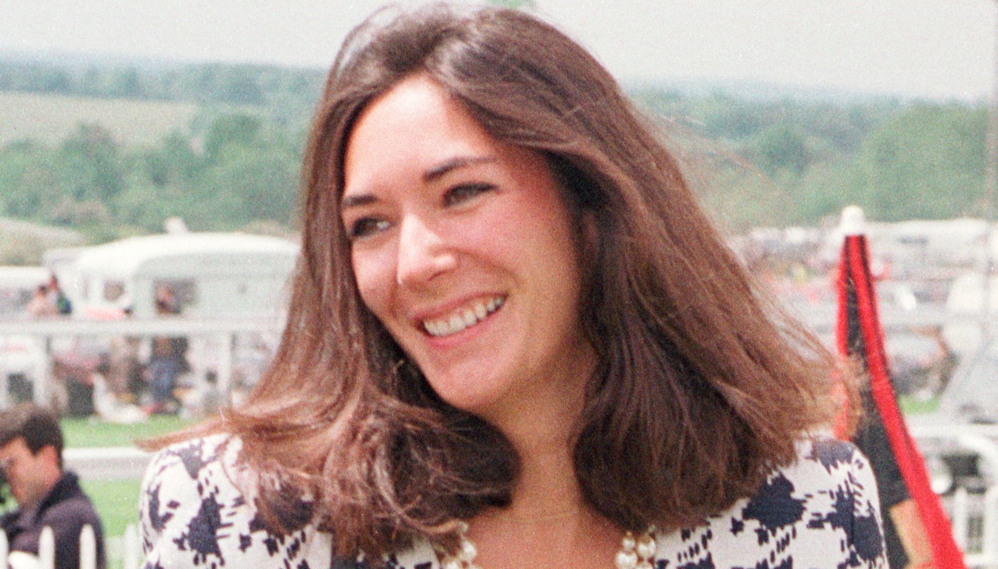 Ghislaine Maxwell, daughter of Robert Maxwell, in 1991.