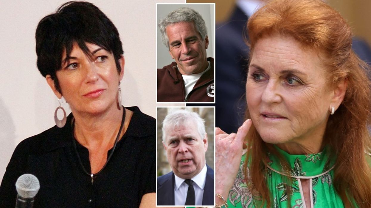 Ghislaine Maxwell, Sarah Ferguson, Jeffrey Epstein, Prince Andrew