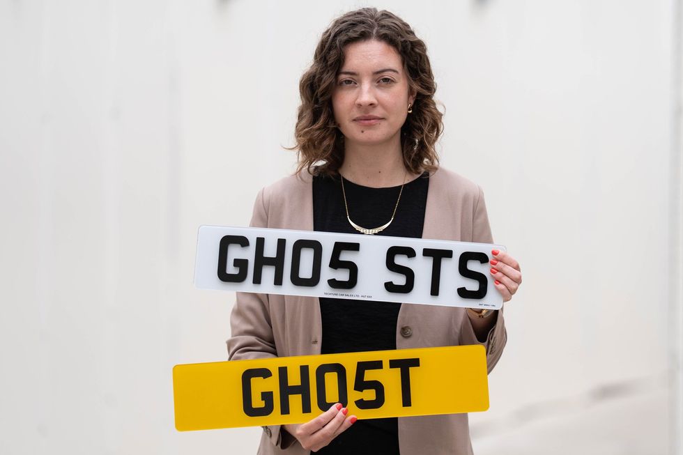 Ghost number plate