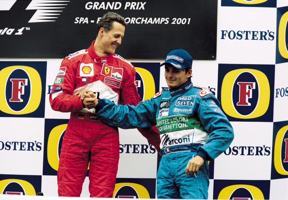Giancarlo Fisichella wanted to race in the same team as Michael Schumacher