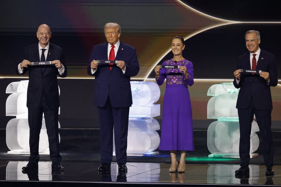 Gianni Infantino and Donald Trump