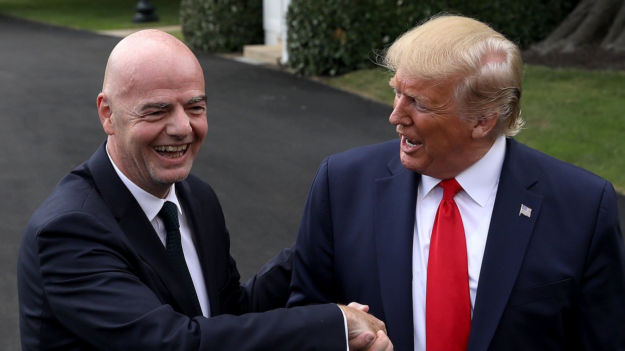 Gianni Infantino, Donald Trump