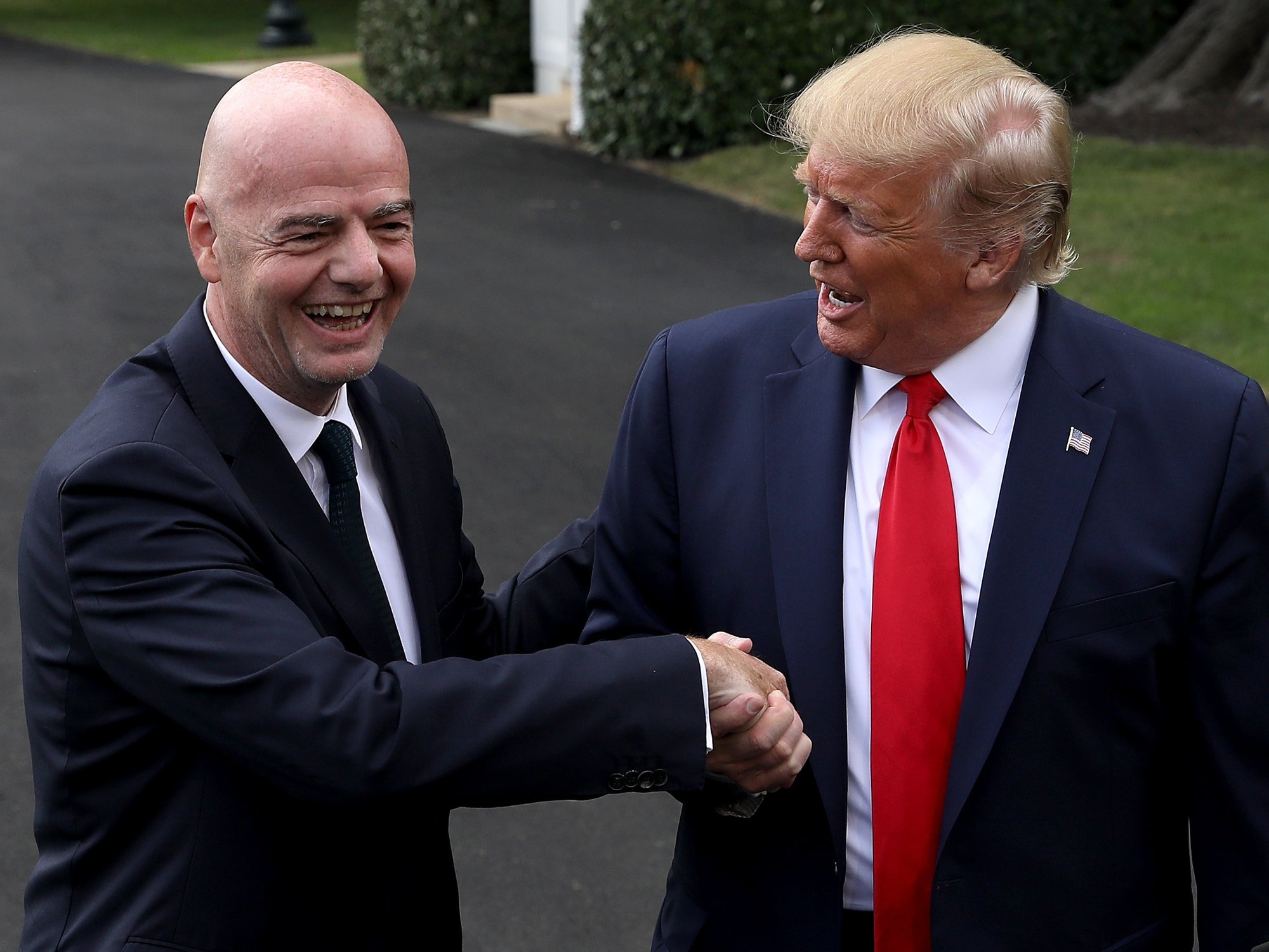 Gianni Infantino, Donald Trump