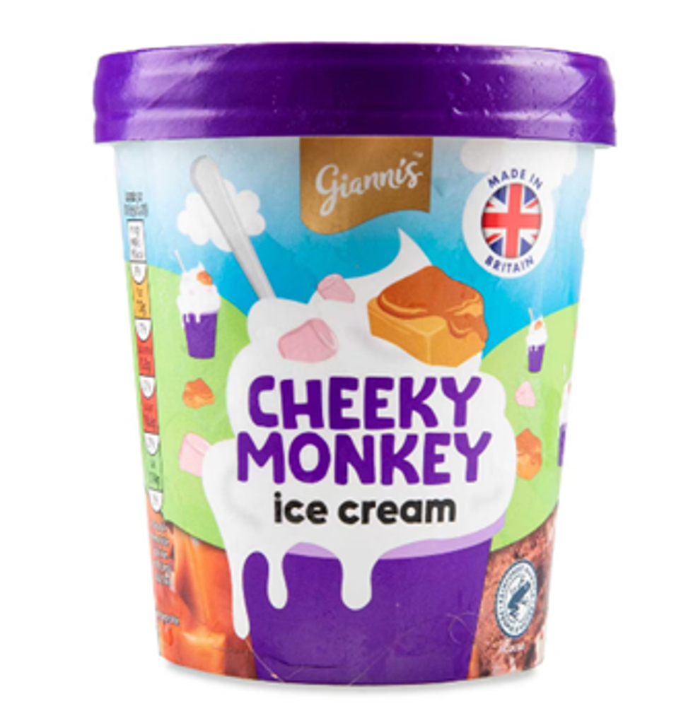 Gianni's Cheeky Monkey Ice Cream