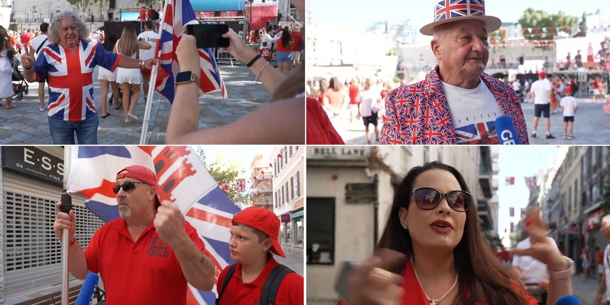 NextImg:'We are proud to be British!' Gibraltarians celebrating National Day say they 'love flying the flag'