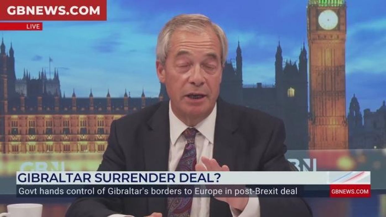 Gibraltar’s chief quizzed by Nigel Farage about Rock being ‘less British’ after post-Brexit deal
