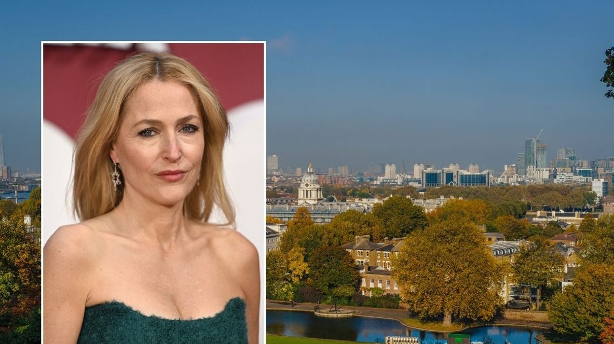 Gilian Anderson and Barnsbury landscape