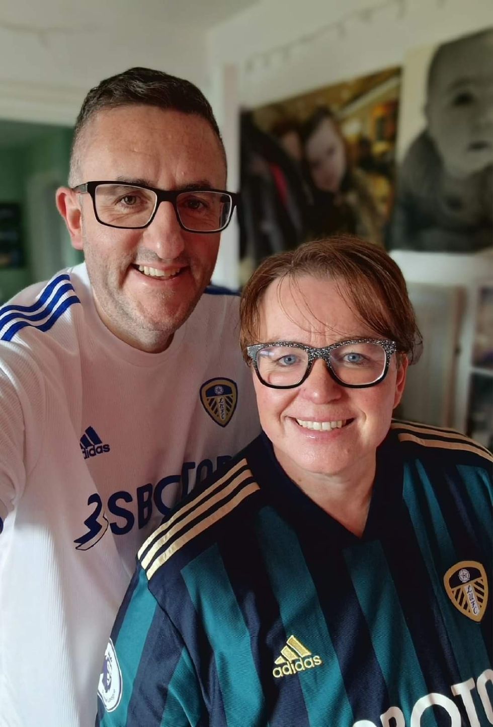 Gillian and Chris after weight loss