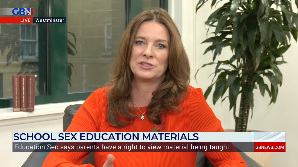 Gillian Keegan appears on GB News